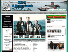 Tablet Screenshot of abettercatchguideservice.com